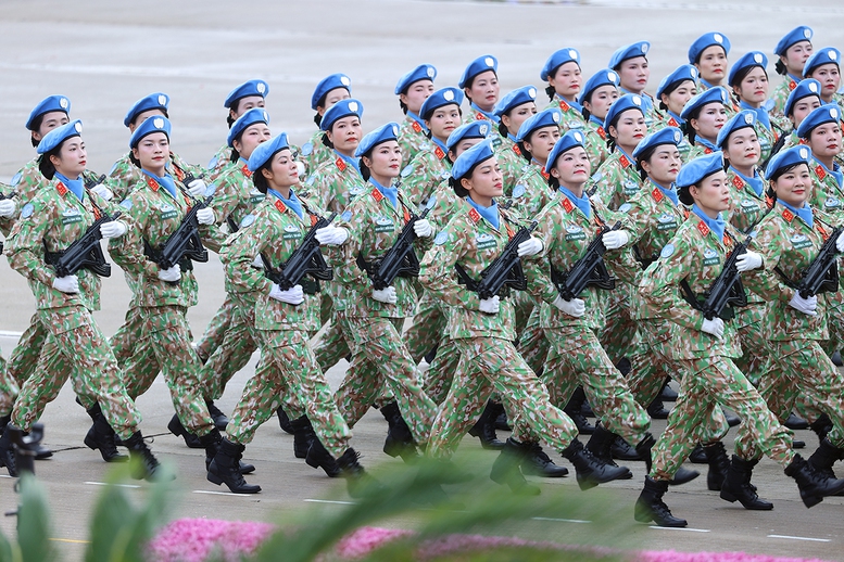 Chùm ảnh: Các khối diễu binh của quân đội nhân dân Việt Nam tại A80- Ảnh 15.