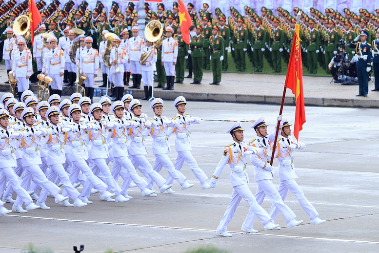 Chùm ảnh: Các khối diễu binh của quân đội nhân dân Việt Nam tại A80- Ảnh 5.