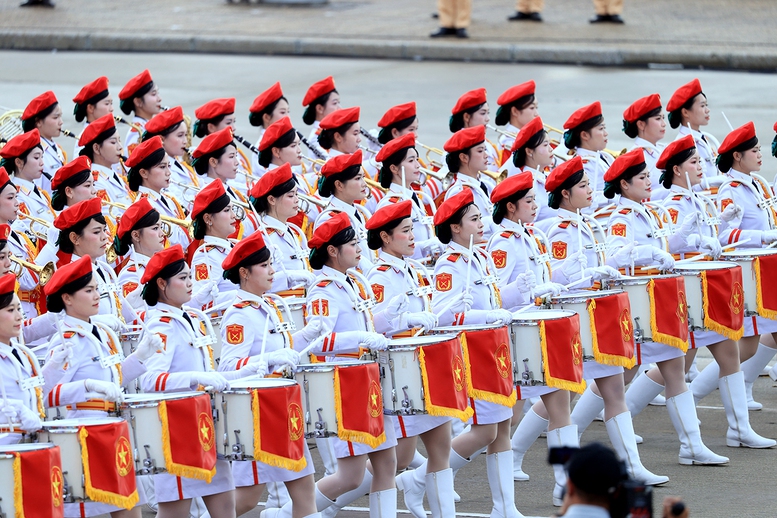 Chùm ảnh: Các khối diễu binh của quân đội nhân dân Việt Nam tại A80- Ảnh 3.