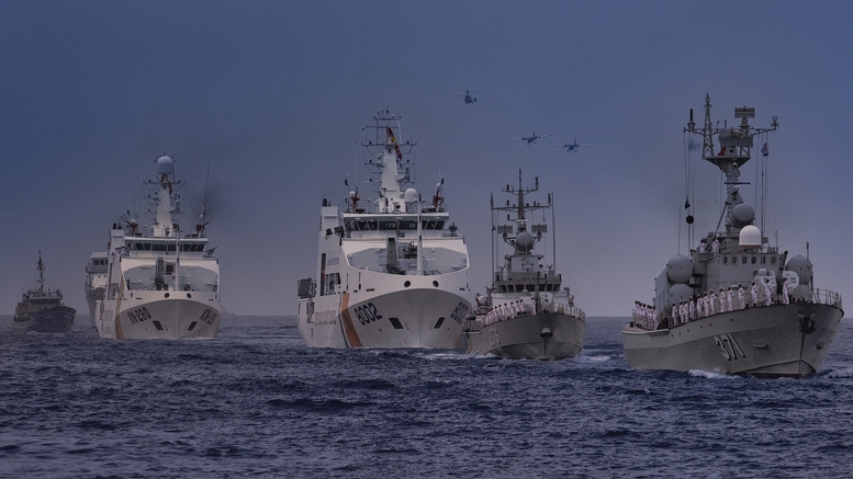 Chùm ảnh: Sức mạnh của lực lượng vũ trang trên biển