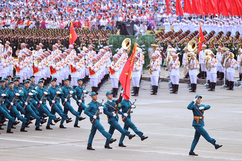 Chùm ảnh: Các khối diễu binh của quân đội nhân dân Việt Nam tại A80- Ảnh 23.