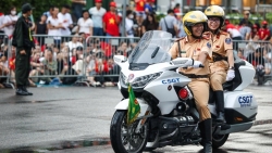 Lực lượng Cảnh sát giao thông đảm bảo an toàn tuyệt đối sự kiện A80