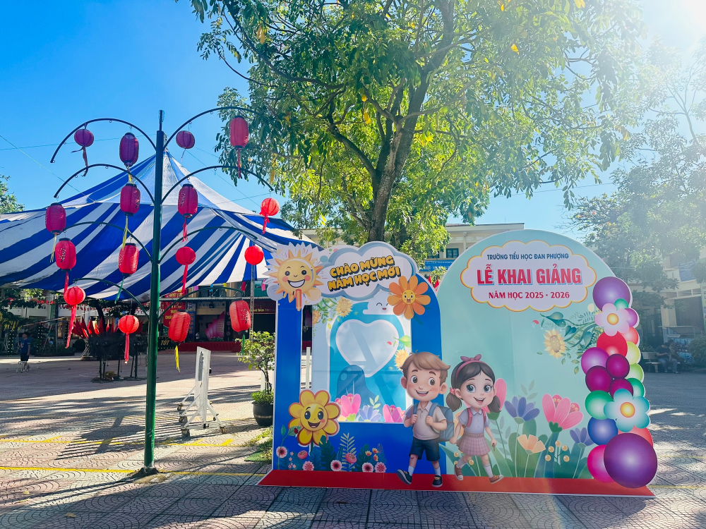 Các trường học tại xã Đan Phượng đã sẵn sàng cho ngày khai giảng