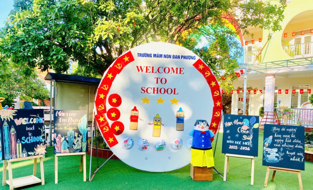 Các trường học tại xã Đan Phượng đã sẵn sàng cho ngày khai giảng