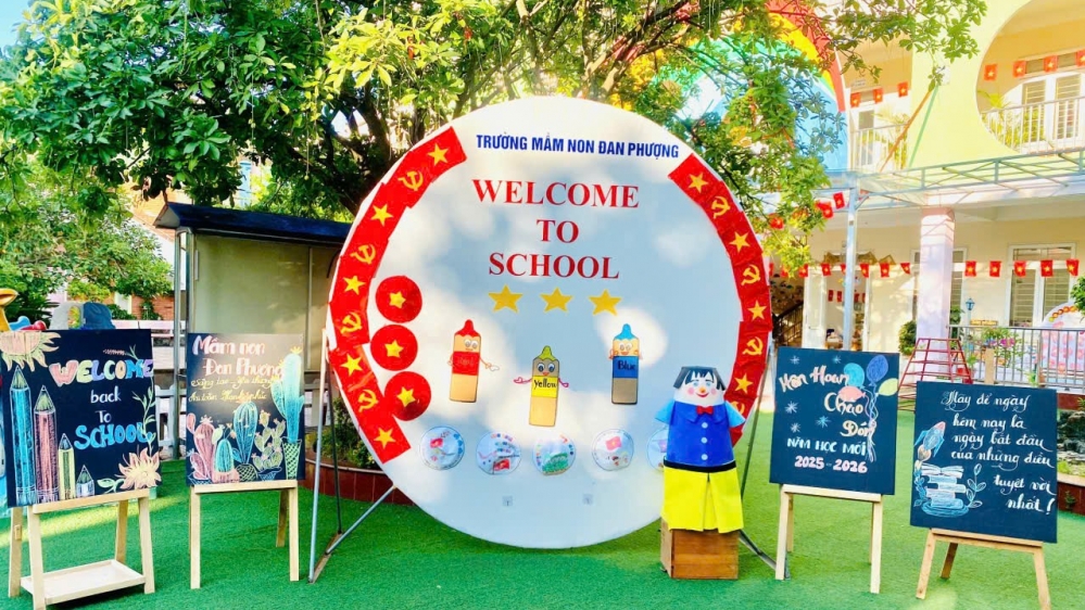 Các trường học tại xã Đan Phượng đã sẵn sàng cho ngày khai giảng