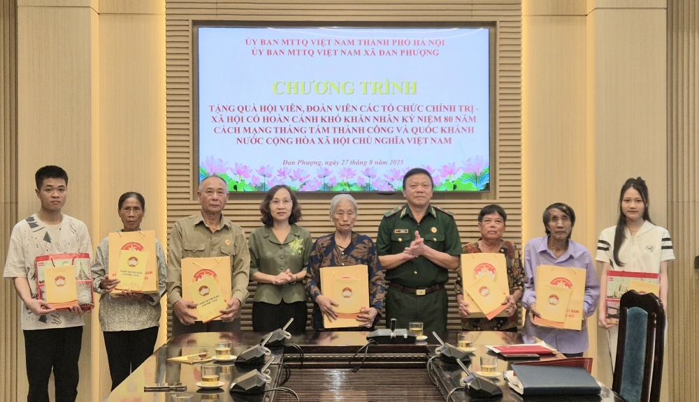 Xây dựng MTTQ xã Đan Phượng ngày càng vững mạnh, văn minh