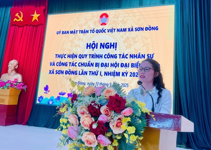 Mặt trận xã Sơn Đồng sẽ tiếp tục đổi mới mạnh mẽ nội dung, phương thức hoạt động