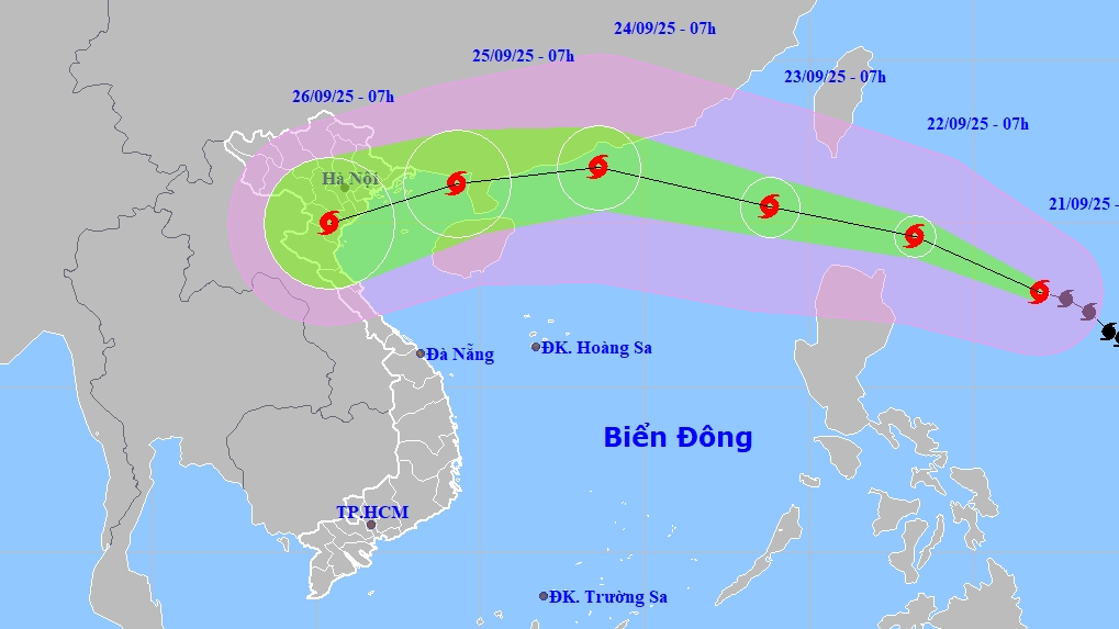 Siêu bão RAGASA đi rất phức tạp, có thể vào Việt Nam trong vài ngày tới