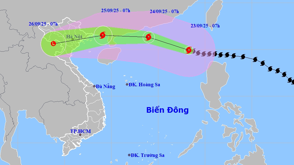 sieu bao ragasa vao bien dong se suy yeu dan truoc khi vao bac bo nuoc ta