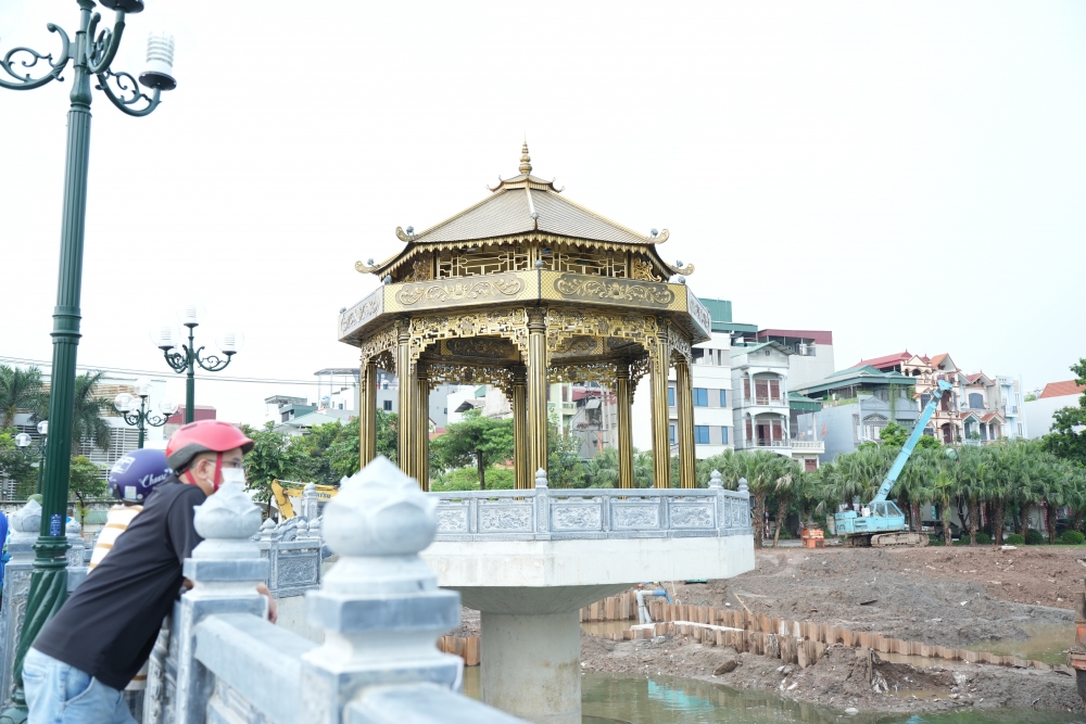 Cận cảnh “van điều tiết” nước sông Tô Lịch với kiến trúc độc đáo, đẹp mắt