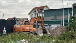 Xã Dương Hòa bắt đầu cưỡng chế các công trình vi phạm đai, xây dựng