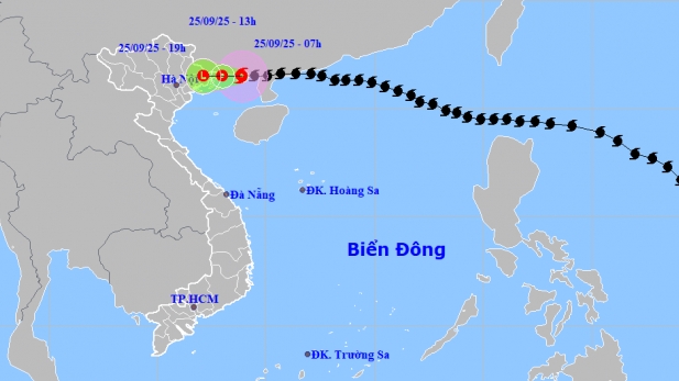 bao so 9 ap sat dat lien nuoc ta canh bao nhung noi mua rat to