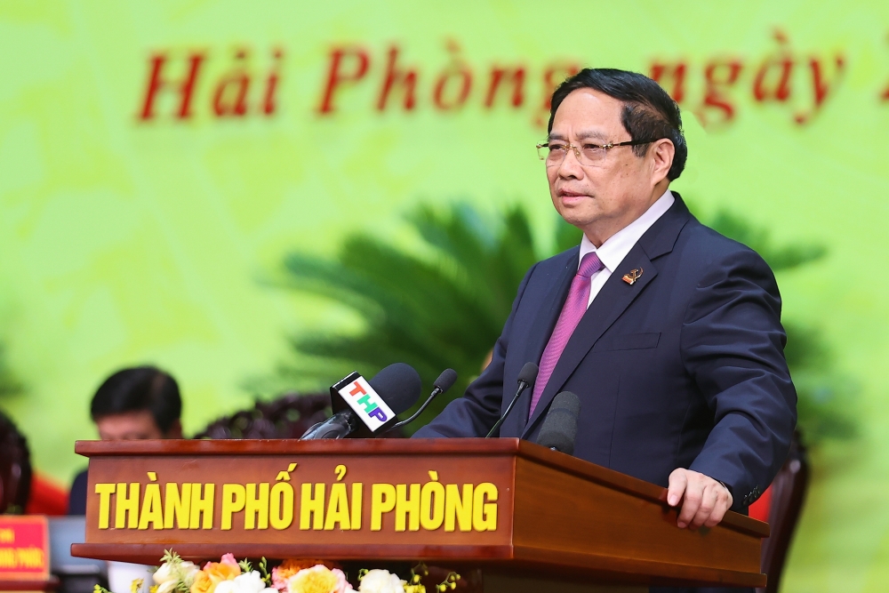 Thủ tướng: Hải Phòng giữ vững vai trò tiên phong, đầu tàu, sớm trở thành thành phố xã hội chủ nghĩa Thủ tướng: Hải Phòng giữ vững vai trò tiên phong, đầu tàu, sớm trở thành thành phố xã hội chủ nghĩa