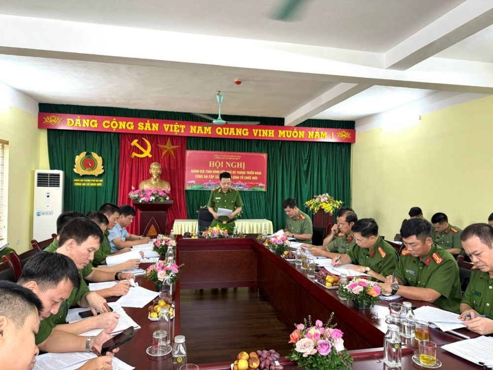 Công an xã Hoài Đức: Chủ động bám sát địa bàn, bảo đảm trật tự an toàn xã hội