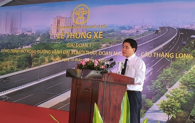 ha noi thong xe duong vanh dai 3 duoi thap doan mai dich cau thang long