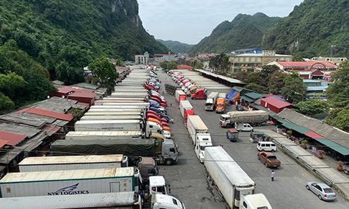 hang tram container thanh long tac o cua khau tan thanh