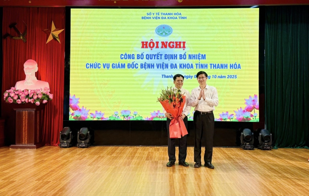 Bệnh viện Đa khoa tỉnh Thanh Hóa có tân Giám đốc