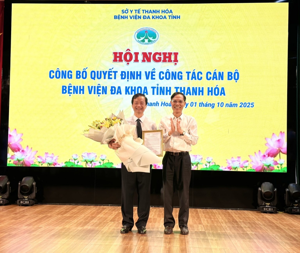 Bệnh viện Đa khoa tỉnh Thanh Hóa có tân Giám đốc