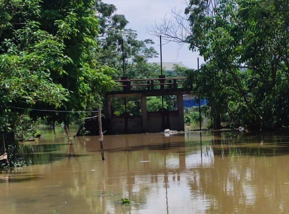 Khu đô thị Tân Tây Đô ngập sâu, giao thông tê liệt, chính quyền tìm cách ứng phó