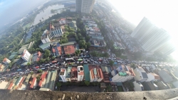 Khu đô thị Tân Tây Đô ngập sâu, giao thông tê liệt, chính quyền tìm cách ứng phó