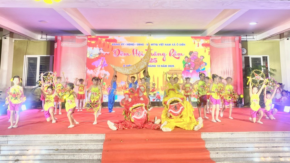 Mùa Trung thu ý nghĩa tại xã mới thành lập mang tên Ô Diên