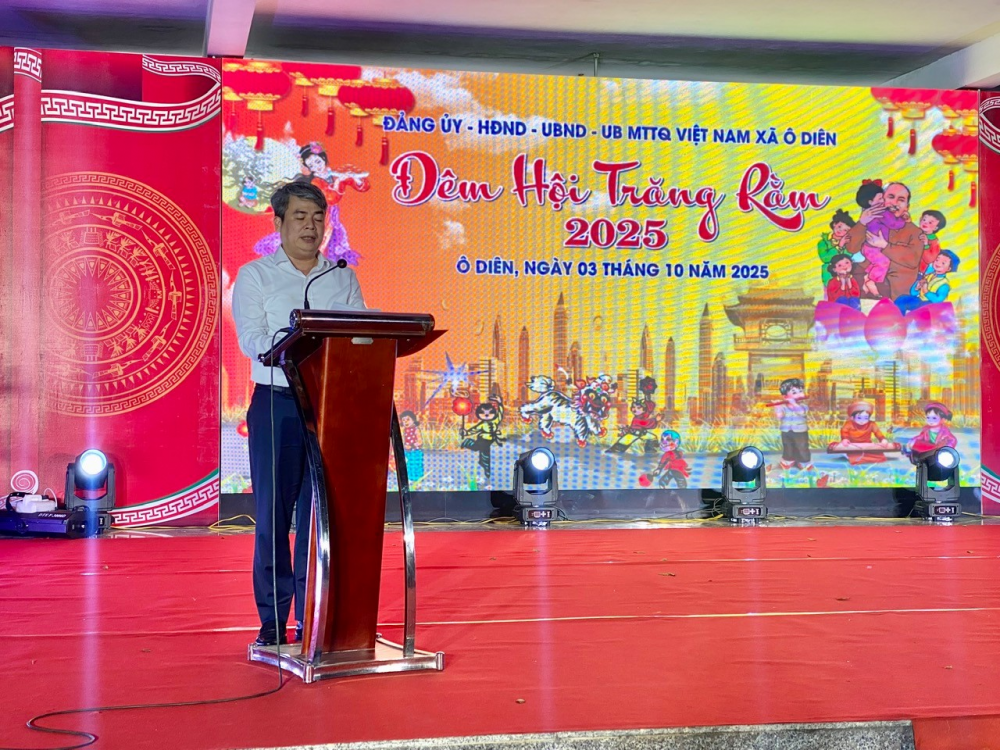 Mùa Trung thu ý nghĩa tại xã mới thành lập mang tên Ô Diên