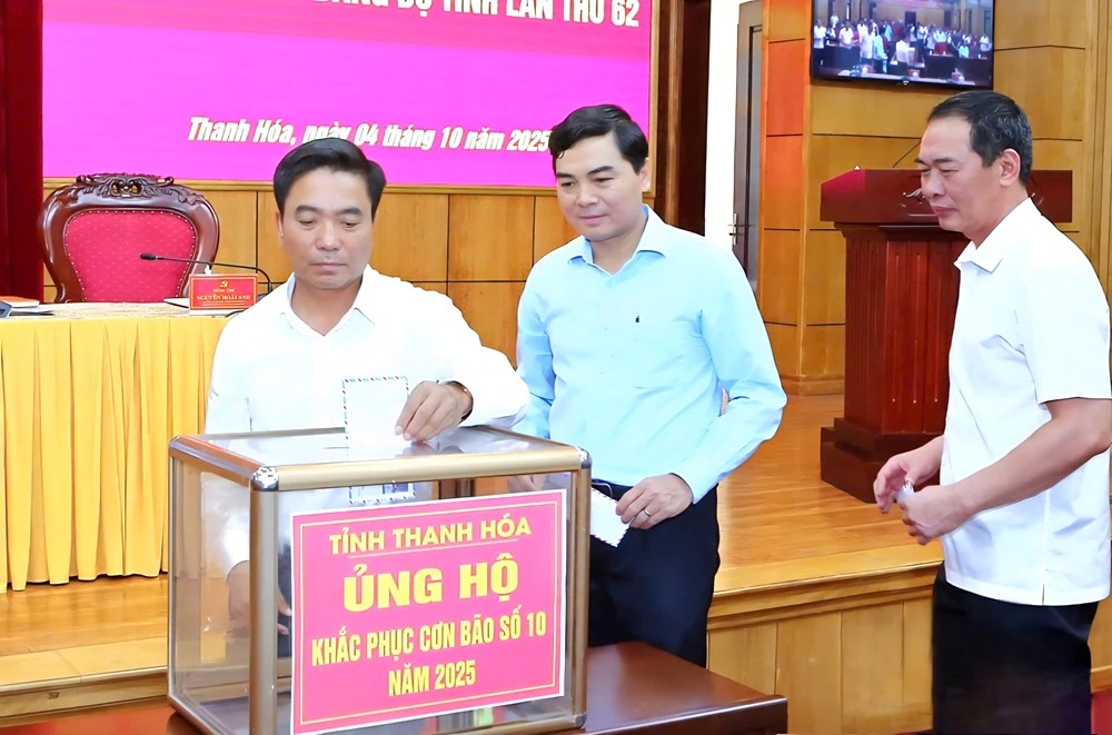 Tỉnh Thanh Hóa phát động quyên góp ủng hộ đồng bào bị thiệt hại do bão số 10