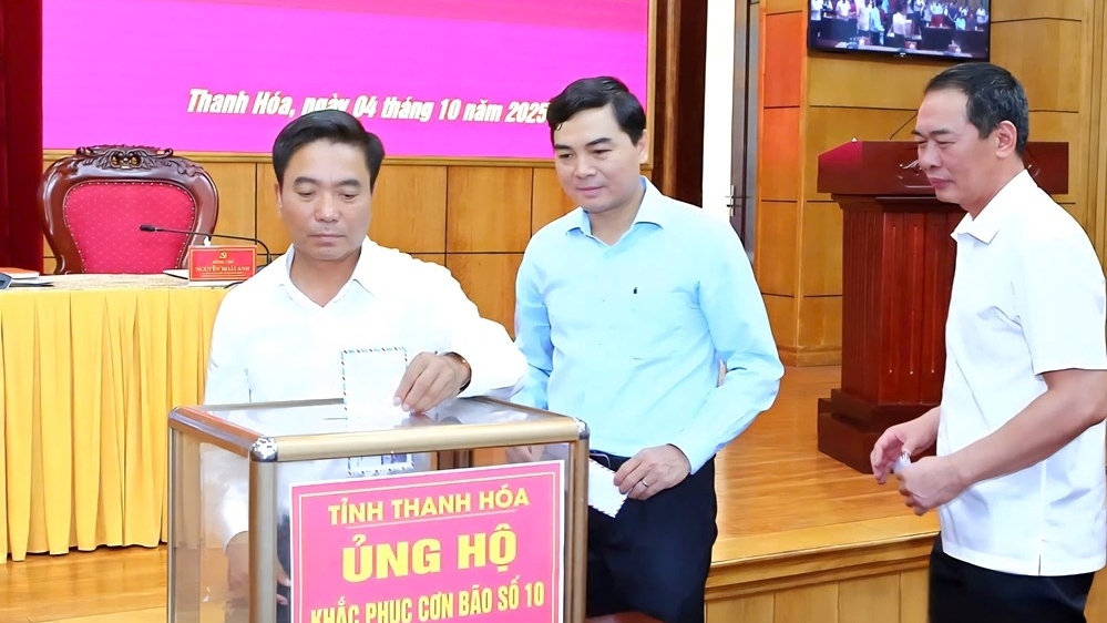 Tỉnh Thanh Hóa phát động quyên góp ủng hộ đồng bào bị thiệt hại do bão số 10