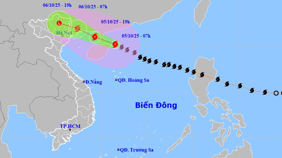 bao so 11 dang o cap manh nhat anh huong den bac bo tu dem nay