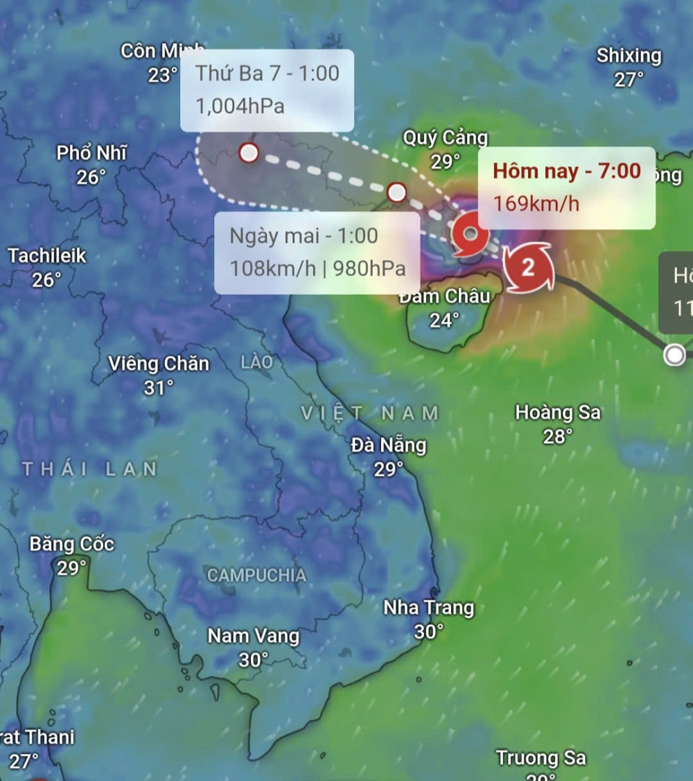 Hà Nội ít ảnh hưởng bởi gió bão số 11, nhưng cần đề phòng dông lốc, mưa lớn