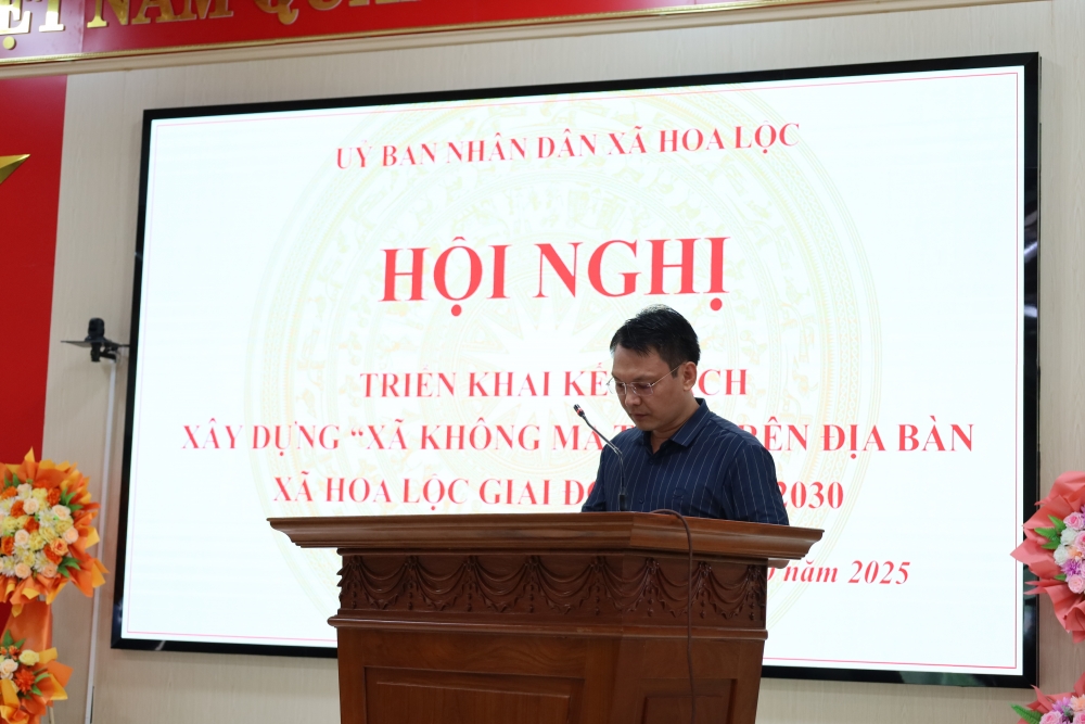 Hoa Lộc nỗ lực hướng đến “xã không ma túy”