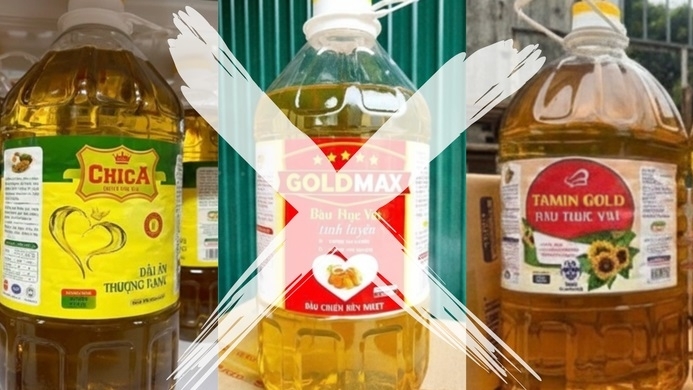 Cảnh báo phát hiện hàng loạt dầu ăn thực vật kém chất lượng, hàng giả