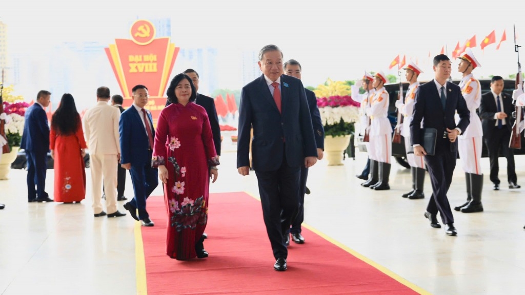 Tổng Bí thư Tô Lâm dự Đại hội đại biểu Đảng bộ TP Hà Nội lần thứ XVIII