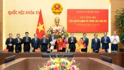 cong bo cac quyet dinh cua ban thuong vu dang uy quoc hoi ve cong tac can bo