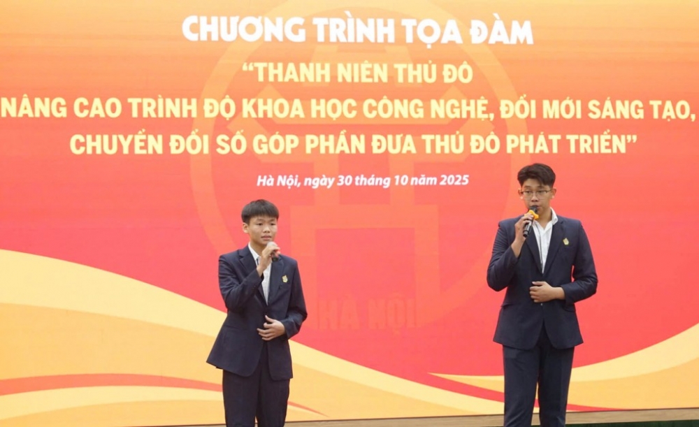 LIVE: Thanh niên Thủ đô nâng cao trình độ khoa học công nghệ, đổi mới sáng tạo, chuyển đổi số góp phần đưa Thủ đô phát triển