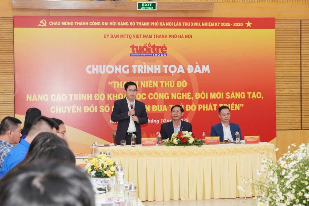 LIVE: Thanh niên Thủ đô nâng cao trình độ khoa học công nghệ, đổi mới sáng tạo, chuyển đổi số góp phần đưa Thủ đô phát triển