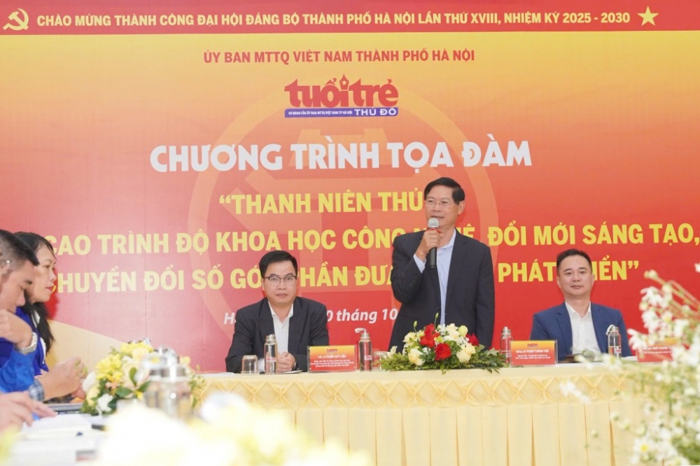 LIVE: Thanh niên Thủ đô nâng cao trình độ khoa học công nghệ, đổi mới sáng tạo, chuyển đổi số góp phần đưa Thủ đô phát triển
