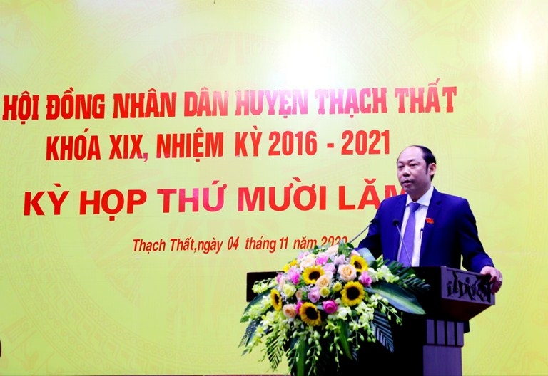 Huyện Thạch Thất có tân Phó Chủ tịch Hội đồng Nhân dân