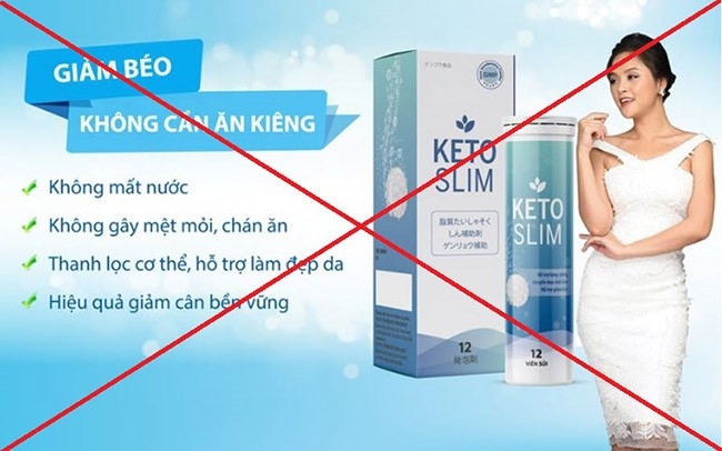 Cảnh báo quảng cáo thực phẩm bảo vệ sức khỏe Keto Slim lừa dối người tiêu dùng