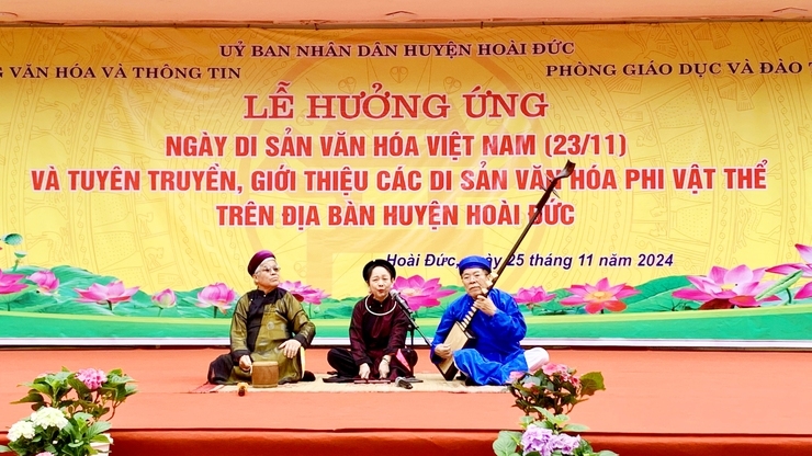 Hoài Đức đẩy mạnh giáo dục về phát huy di sản văn hoá phi vật thể