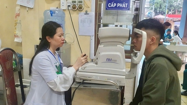 Xã Hoài Đức khám sơ tuyển sức khỏe nghĩa vụ quân sự năm 2026