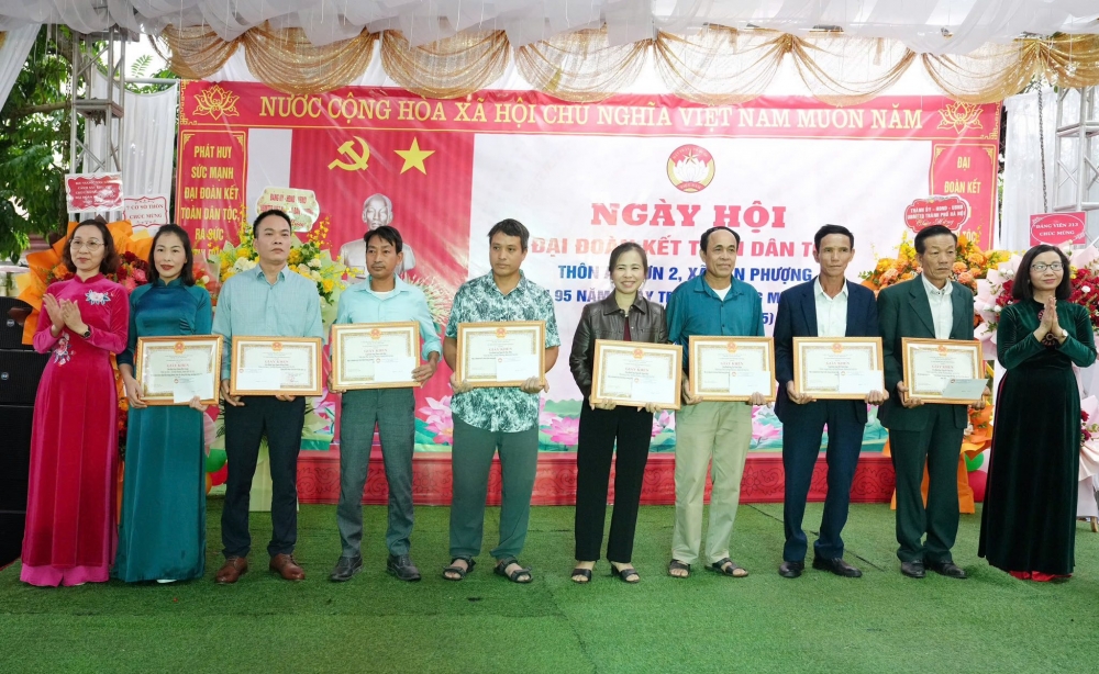 Ngày hội Đại đoàn kết tại xã Đan Phượng: Đoàn kết, văn hóa và nghĩa tình