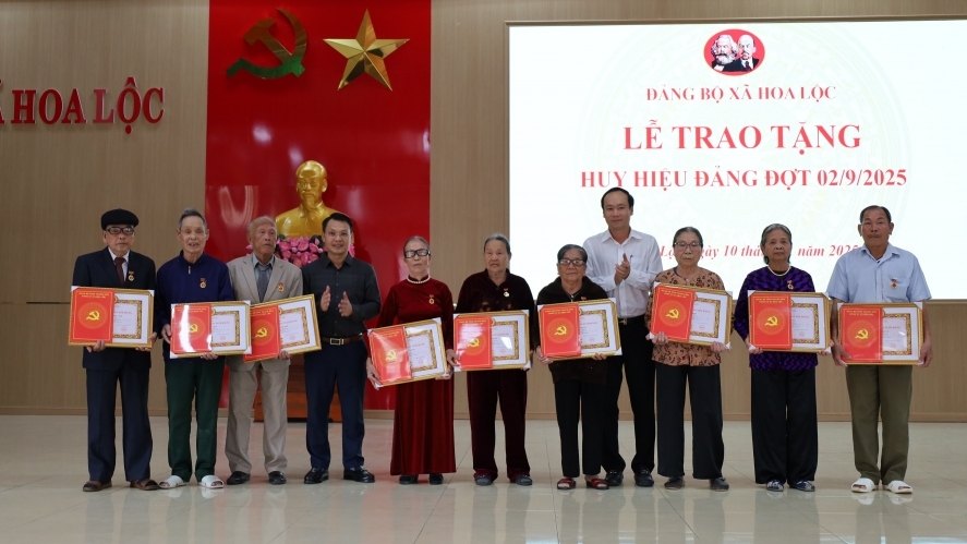 Đảng viên lão thành chung tay xây dựng xã Hoa Lộc giàu đẹp, văn minh