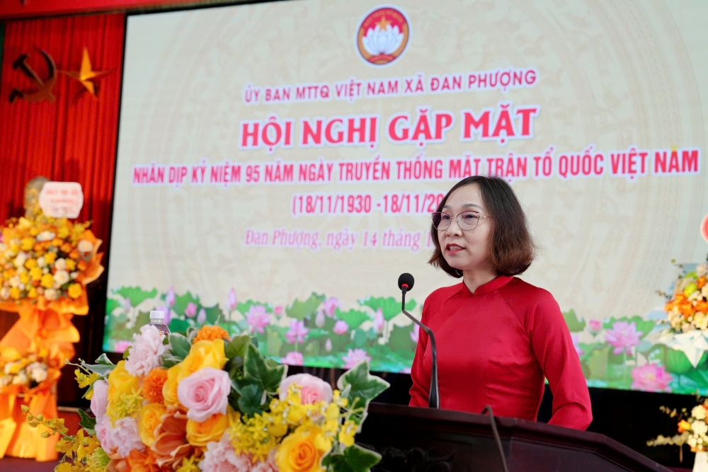 MTTQ xã Đan Phượng phải là trung tâm đoàn kết, phát huy sức dân, trí dân