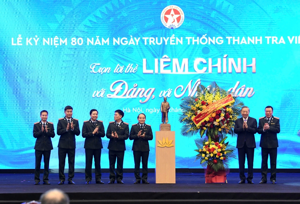 Tổng Bí thư Tô Lâm: Thanh tra phải luôn là tai mắt của trên, là niềm tin của dưới