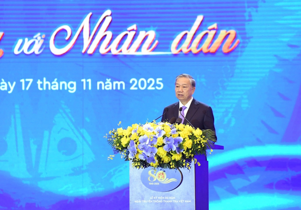 Tổng Bí thư Tô Lâm: Thanh tra phải luôn là tai mắt của trên, là niềm tin của dưới