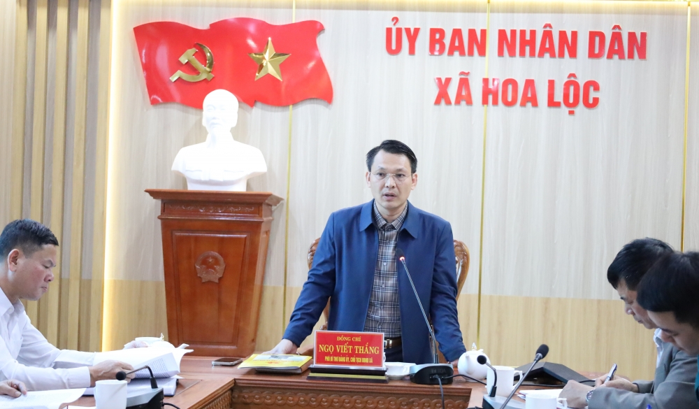 Xã Hoa Lộc tăng tốc hoàn thành các mục tiêu phát triển kinh tế - xã hội 2025