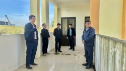 Lãnh đạo xã Hoài Đức kiểm tra tiến độ một số công trình, dự án hạ tầng