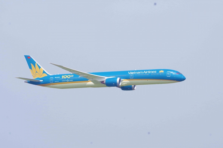 vietnam airlines nhan van chuyen dao mai dip tet canh ty 2020