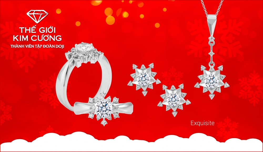 Thế Giới Kim Cương ưu đãi tới 20% dịp Noel